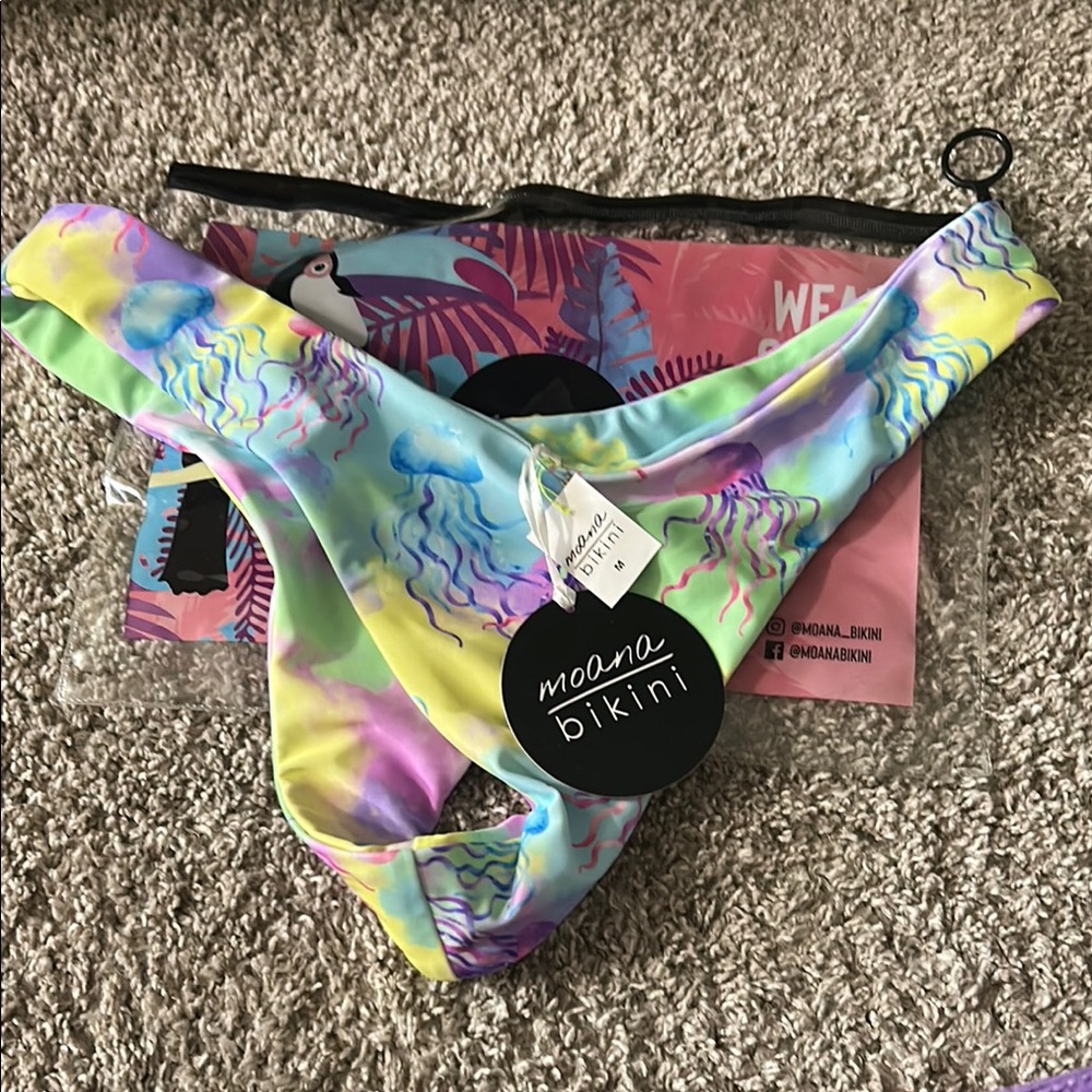 Moana Bikini Multicolor Jellyfish Swimwear